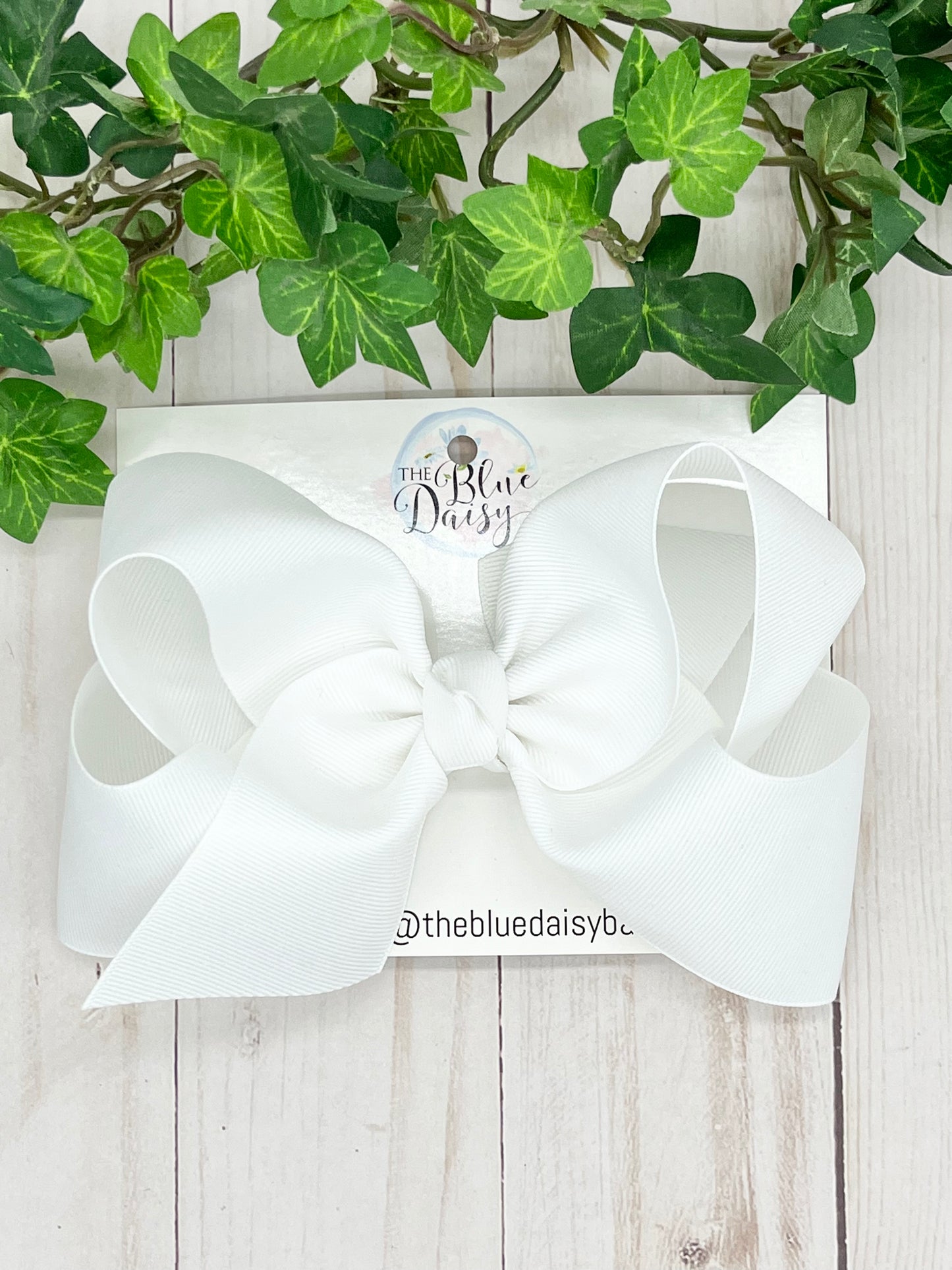 White Boutique Bow