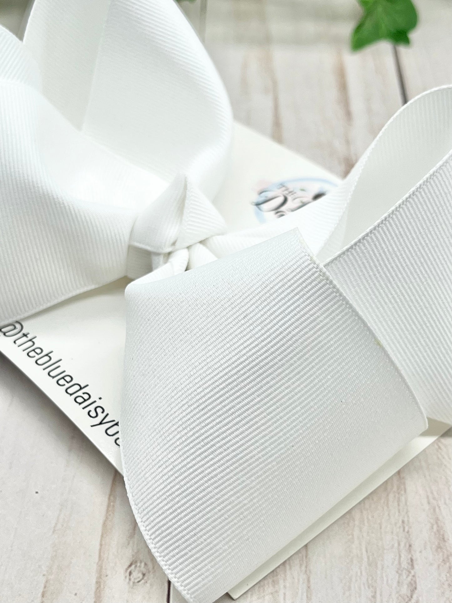 White Boutique Bow