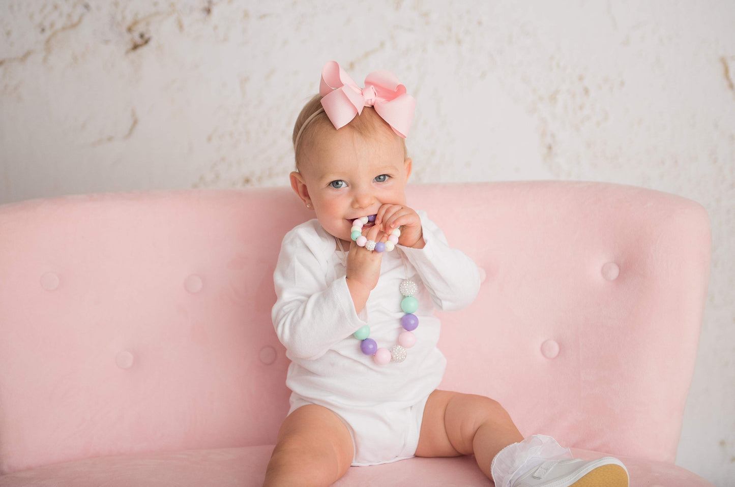 Baby Pink Boutique Hair Bow