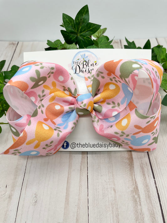 Pastel Bunnies Boutique Bow